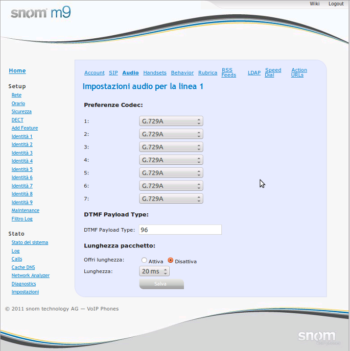 Snom m9